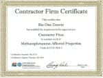 Decon Firm Certified